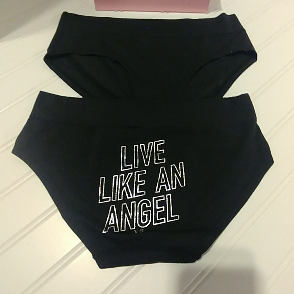3/$25Victoria's Secret Graphic Angel Hipster Panty - Picture 8 of 8
